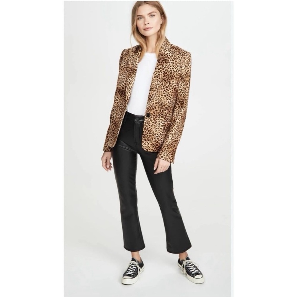 Mother Faux leather ankle pants
